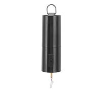 Moulin à Vent à Piles, Moteur Rotatif à Suspendre pour carillons éoliens, décoration de Jardin, Plastique Noir, 12,6 x 4,5 cm