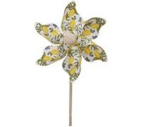 moulin à vent citron feuille 9cm jaune - générique 377668 Jaune G