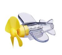 Moulin à vent d'avion, ornement d'avion rotatif volant, moulin à vent, moto, guidon électrique, avion LED alimenté par le vent pour voiture, extérieur