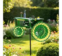 Moulin à vent de jardin en métal, tracteur, moulin à vent | Carillon à vent d'extérieur en fer pour terrasse, parterre de fleurs