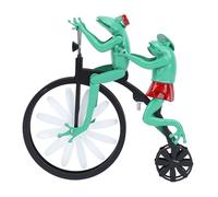 Moulin à Vent en Métal de Vélo Vintage, Moulins à Vent en Métal, Ornements de Jardin, Décoration de Grenouilles, Sculptures d'art en Métal pour Pelouse Extérieure, Décoration,