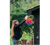 Moulin à vent Hot Air Balloon Sunrise - INVENTO - Forme de mongolfière - Vert - 23cm x 92cm