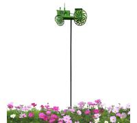 Moulin À Vent Jardin, Moulin À Vent en Métal en Forme De Tracteur, Sculptures Éoliennes Moulins À Vents Moulins À Vents Dynamique 3D pour Les Jardins, Parterres De Fleurs Et Les Pelouses