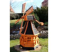 Moulin à vent, moulins à vent en bois avec solaire type 20