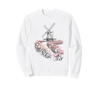 Moulin à Vent néerlandais Tulipe Fleur Hollande Pays-Bas Souvenir Sweatshirt