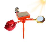 Moulin à vent réfléchissant pour protection contre les oiseaux, effaroucheur d'oiseaux à énergie solaire | Moulinet à oiseaux à voix réfléchissante | Protection contre les oiseaux de jardin, décorati