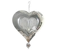 Moulin à Vent Rotatif en Acier Inoxydable modèle 3D | Cloche for décoration de chambre, décoration de jardin esthétique, carillons éoliens suspendus for l'extérieur(25x36cm)