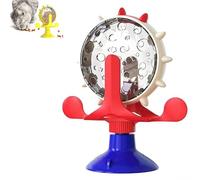 Moulin À Vent Rotatif pour Aliments, Distributeur Croquettes Chat Automatique,Distributeur De Collations pour Chats Interactif Et Amusant, pour Chiens Et Chats De Petite Et Moyenne Taille