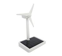Moulin à vent solaire portable - Machine d'essai de film de bureau - Turbines de bureau pour une utilisation automobile - Modèle de moulin à vent facile à utiliser