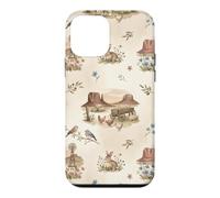 Moulin à Vent Western Prairie Monument Valley Lapins Moutons Coque pour iPhone 12 Mini