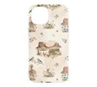 Moulin à Vent Western Prairie Monument Valley Lapins Moutons Coque pour iPhone 15