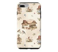 Moulin à Vent Western Prairie Monument Valley Lapins Moutons Coque pour iPhone 7 Plus/8 Plus
