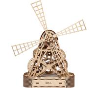 Moulin à vent WOODEN CITY®, moulin à vent modèle en bois 3D, puzzle en bois 3...