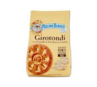 Mulino Bianco Girotondi - Sablés aux grains de sucre de canne ambrés, farine agriculture durable - 350 g