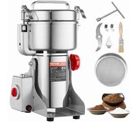 Moulin Caf pices lectrique 1000 g-VEVOR-3000 W-Type Oscillant, Lame 3 Couches, Protecteur de Surcharge -Crales Herbes