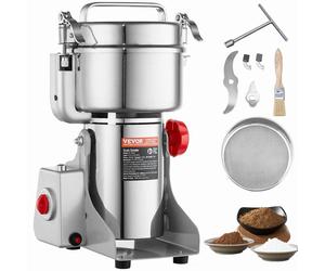 Moulin Caf pices lectrique 1000 g-VEVOR-3000 W-Type Oscillant, Lame 3 Couches, Protecteur de Surcharge -Crales Herbes