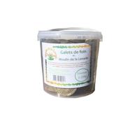 MOULIN DE LA LEVADE GALETS Foin de Crau SUPER PREMIUM AOP - Seau de 1.25 kg - Friandise