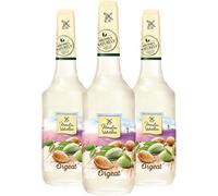 Moulin de Valdonne Sirop d'Orgeat pour boisson rafraîchissante, cocktail avec ou sans alcool, 3 bouteilles 70 cl