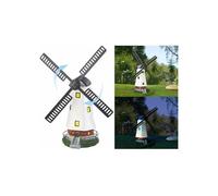 Moulin décoratif - MAGNETICLAND - 32 cm - Multicolore - Énergie solaire - LED intégrée
