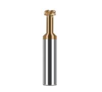Moulin d'extrémité de fente T, Fraise en carbure monobloc avec revêtement HRC60 for rainure en T, rayon de 3 à 20 mm, 1 pièce