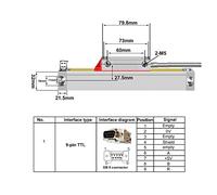 Moulin Dro, Échelle de verre linéaire Dro 200-1000 mm/encodeur optique haute précision(DC10-600)