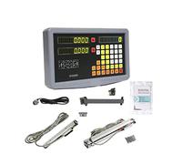 Moulin Dro, Kit DRO de lecture numérique 2 axes SDS2MS et pièces KA300 KA500 règle mince tour d'encodeur optique à échelle linéaire haute précision(DRO-KA300-KA500)