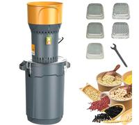 Moulin électrique à Grains 1300w, Pulvérisateur De Céréales Et Aliments Secs 25l/50l Avec 5 Filtres, Seau Et Trémie Amovibles, Broyeur De Céréales Sans Poussière 19000r/min, Pour Maïs Sec Blé épi 25L