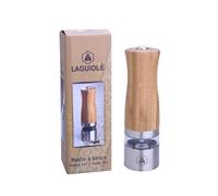 Moulin électrique en bambou pour sel poivre épices Laguiole