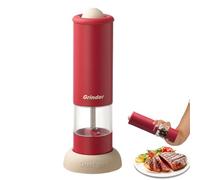 Moulin électrique : moulin à condiments électrique avec grossièreté réglable | Gadget de cuisine compact pour cuisiner, griller, dîner de famille, pique-nique de voyage, accessoire de vaisselle