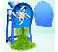 Moulin électrique pour Aliments pour Animaux, 1000 W, 500 kg/Heure, épaisseur d'alimentation réglable, Conception à 8 Couteaux en Acier Inoxydable pour Poulets, Canards, porcs, Vaches, oies,