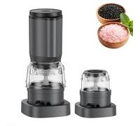 Moulin électrique Sans Fil, 10000 Tr/min Rechargeable Par Usb Avec Grossièreté Réglable, Machine à Moudre Multifonctionnelle Pour Grains De Café, Herbes, épices Et Plus - Appareil De Cuisine Co black