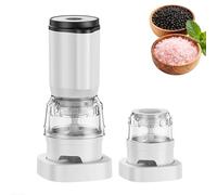 Moulin électrique Sans Fil, 10000 Tr/min Rechargeable Par Usb Avec Grossièreté Réglable, Machine à Moudre Multifonctionnelle Pour Grains De Café, Herbes, épices Et Plus - Appareil De Cuisine Co white