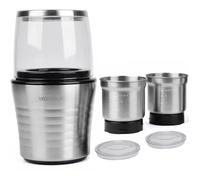 Moulin électrique VeoHome à Graines de lins, Café, épices, Céréales, Grains, Herbes, Légume, Pavot, Noix, Mixeur Broyeur pour