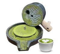 Moulin en pierre fait à la main en granit naturel, petit moulin en pierre pour moudre la poudre de thé matcha, les grains de café, moulin à riz à pierre bleue, blé et orge (Stone Mill)