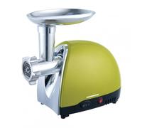 Moulin Heinner MG1500TA-GR, 1600 W, accessoire pour tomates et saucisses, couteau en acier inoxydable, vert nacré