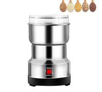 Moulin ménager en acier inoxydable pour la cuisine, machine à moudre électrique pour grains, petit moulin à noix à mouture rapide, moteur puissant et conception détachable, pour moudre céréales, herbe