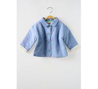 moulin roty vestes fille de couleur bleu