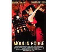 Moulin Rouge Affiche Cinéma Originale Petit Format (53x40 cm Roulée) Baz Luhrmann Nicole Kidman