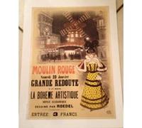 Moulin Rouge - Grande Redoute - 24x30 cm - AFFICHE / POSTER Rouge G