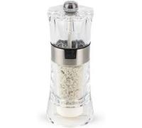 PEUGEOT - Moulin à Sel Humide Oslo 12 cm + Sel Humide Inclus - Réglage Classique - Mécanisme Spécial Sel Humide en Céramique - En Acryl et Inox - Fabrication Française