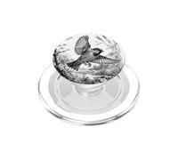 Moulin Volant dessiné artistiquement dans la Nature PopSockets PopGrip pour MagSafe