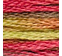 DMC Garn - Mouliné Coloris - Échevette 8 m, 6 brins - 4 couleurs par échevette - 24 coloris