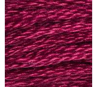 DMC Garn – Fil à broder Mouliné Spécial – 100% coton 7,95 m – Mauve (violet foncé) – Pack de 12