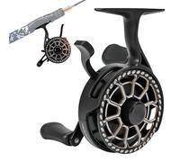 Moulinet à glace Baitcaster haute vitesse fluide léger | Chute magnétique puissante pour moulinets de pêche pour pêcheurs d'eau salée douce hivernal capture crappie poisson chat bass