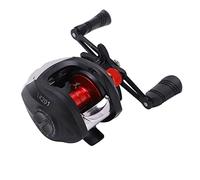 Moulinet à Lancer de leurres à Profil Bas, Moulinet de pêche pour droitiers avec Un Rapport de démultiplication de 7,2:1, Un système de Frein magnétique et Une Sortie de Ligne en