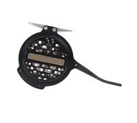 Moulinet à Mouche Tout en Métal Moulinet de pêche à la Mouche Automatique 2 + 1 BB Moulinet en Aluminium Super léger Couleur Noir/Or(Black)