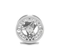 Moulinet à Mouche Tout en Métal Pêche à la Mouche Reel Grand Arbor en Alliage d'aluminium CNC Machine Cut Interchangea 3/4 5/6 7/8 pour pêche Roue Tackle(Sliver,7000 Series)