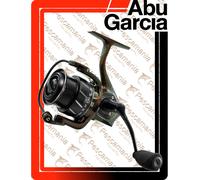 Abu Garcia Moulinet Spike S, pêche aux carnassiers, pêche en Eau Douce, Perche, brochet, Sandre, Noir, Rapport de Vitesse 5.2:1, Robuste et léger, 7 + 1 roulements au Total, 2000 S