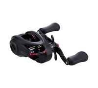 Abu Garcia Moulinet Baitcast à Profil Bas, Moulinet Revo à Profil Bas, pêche aux carnassiers, pêcheurs en Eau Douce, Perche, brochet, Sandre, Noir, Robuste et léger, 9 + 1 roulement, Profil Bas