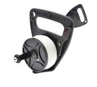 Moulinet de kayak - Moulinet de plongée avec bouchon de pouce, cordon rétractable haute visibilité pour exploration des grottes et épaves 45,7 m